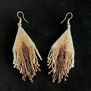 Ink & Alloy beaded earrings